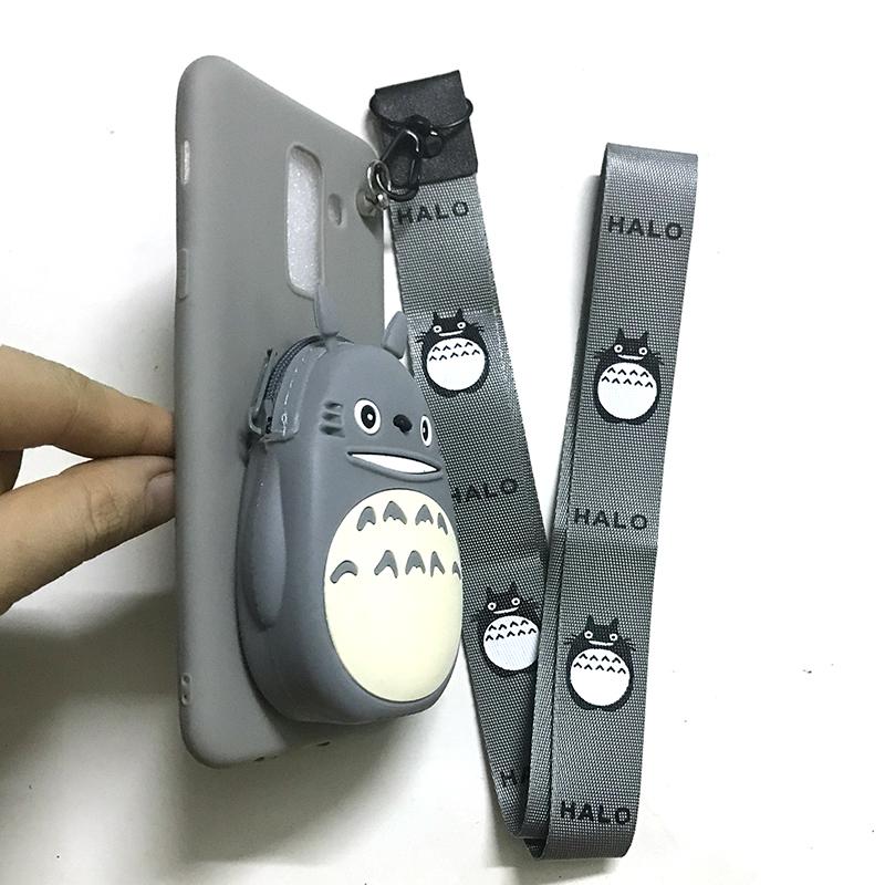 Ốp Lưng Thú Túi Samsung Galaxy A6+ / A6 Plus kèm dây đeo ( CHỌN HÌNH )