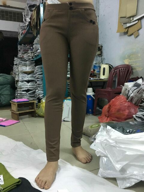[HCM]Quần Cotton Nữ Dài Xịn Dây Kéo