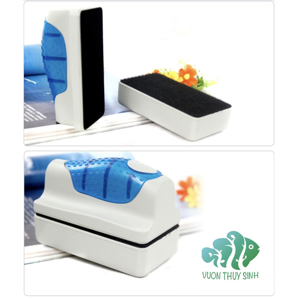 Nam châm lau cọ rửa kính bể cá cảnh