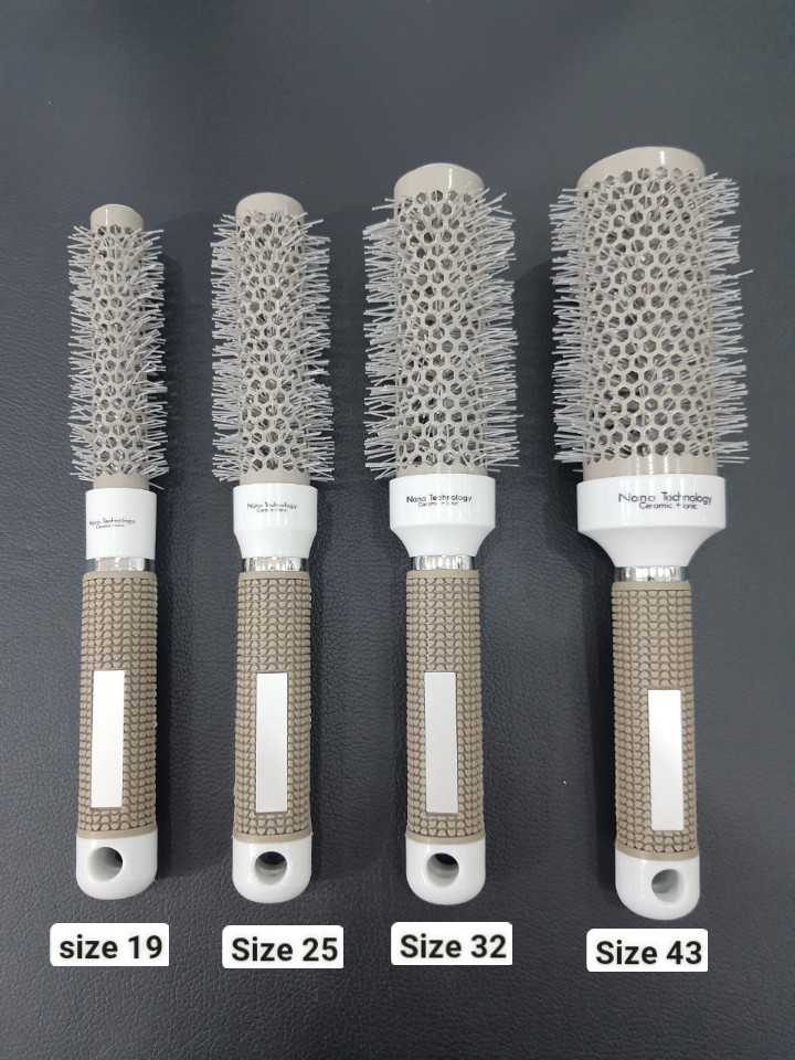 Lược Tròn Ống Nhôm Để Sấy Tóc Có Nhiều Size
