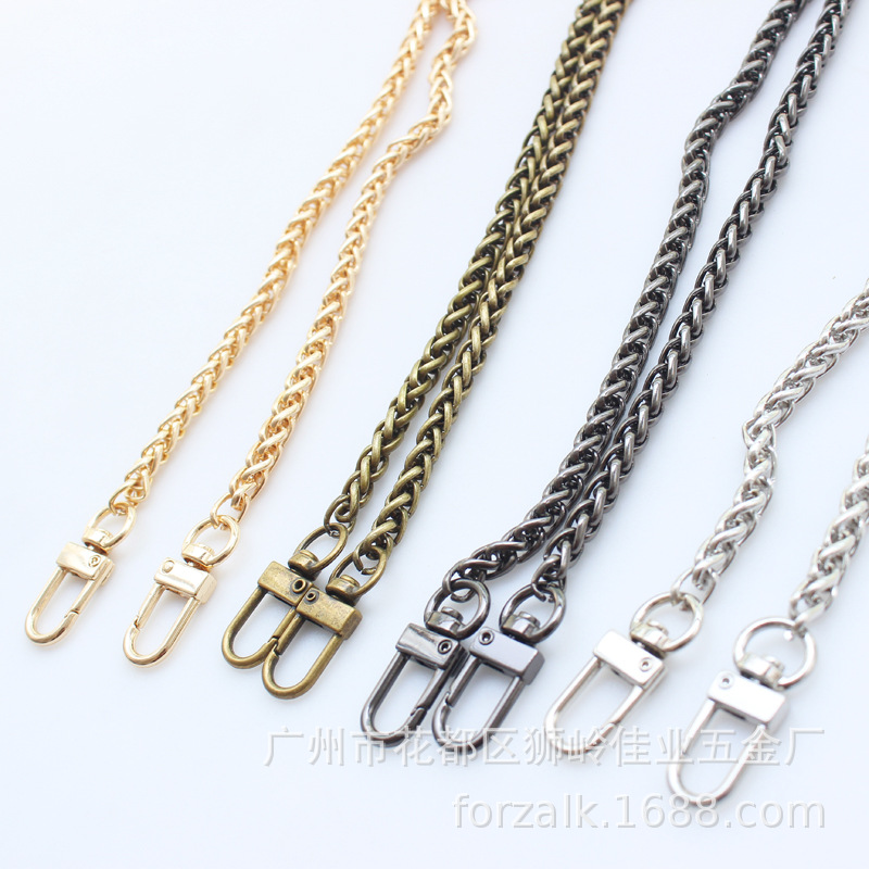 Bag strap chain double thick 6mm crab hook socket wrench L2215-loantay