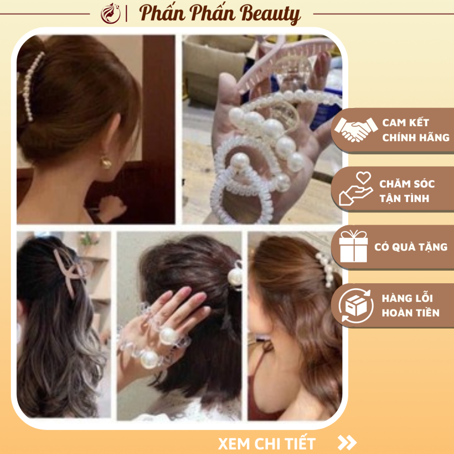 set cài tóc 5 món sang chảnh
