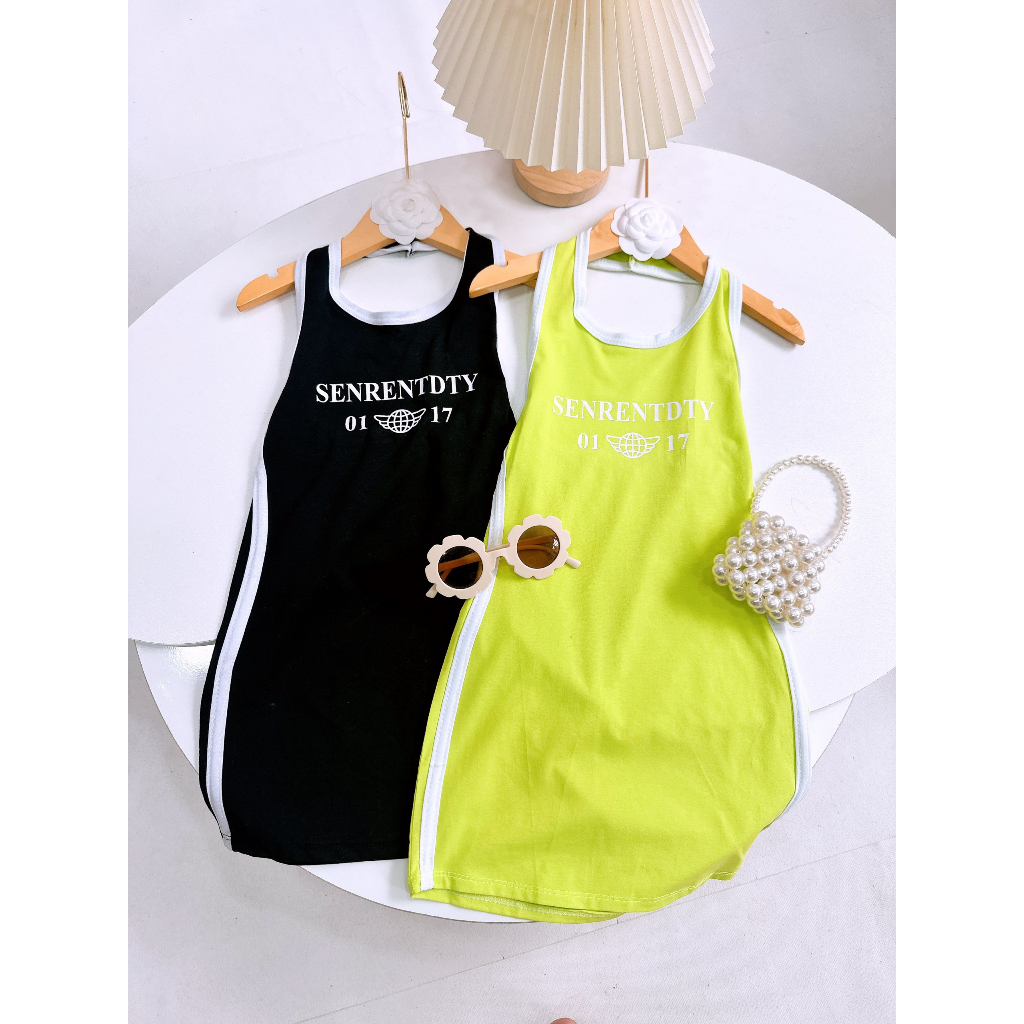VÁY BODY BÉ GÁI CÁ TÍNH SIZE  8-20KG(BDXD)