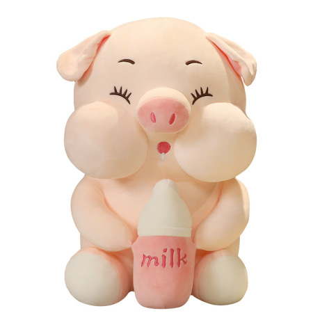 [FREESHIP+QUÀ] Gấu bông Heo Ôm bình sữa cute khổng lồ