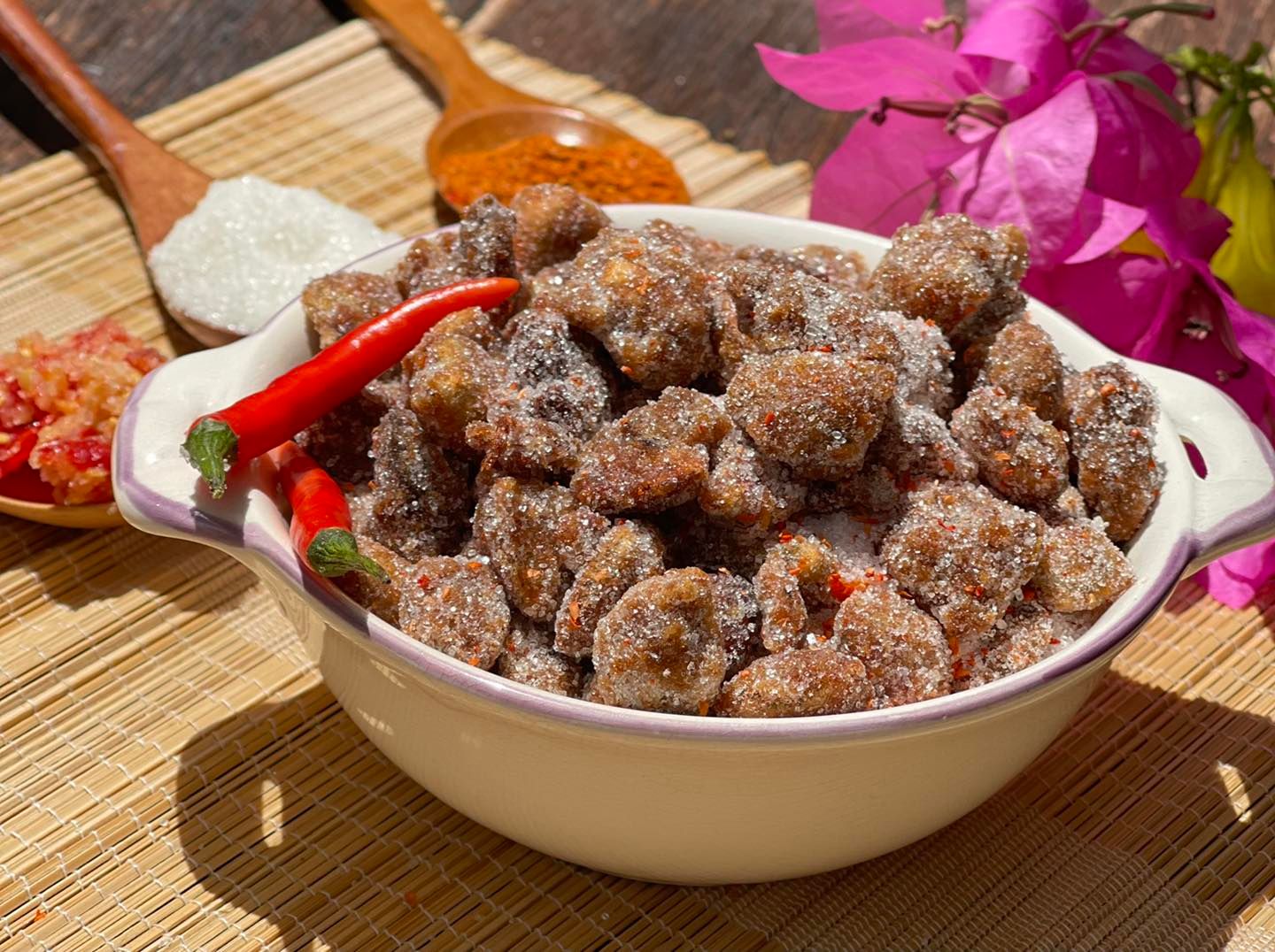 1 Kg me xốc Đường Muối Ớt Thơm ngon-Đồ Ăn Vặt