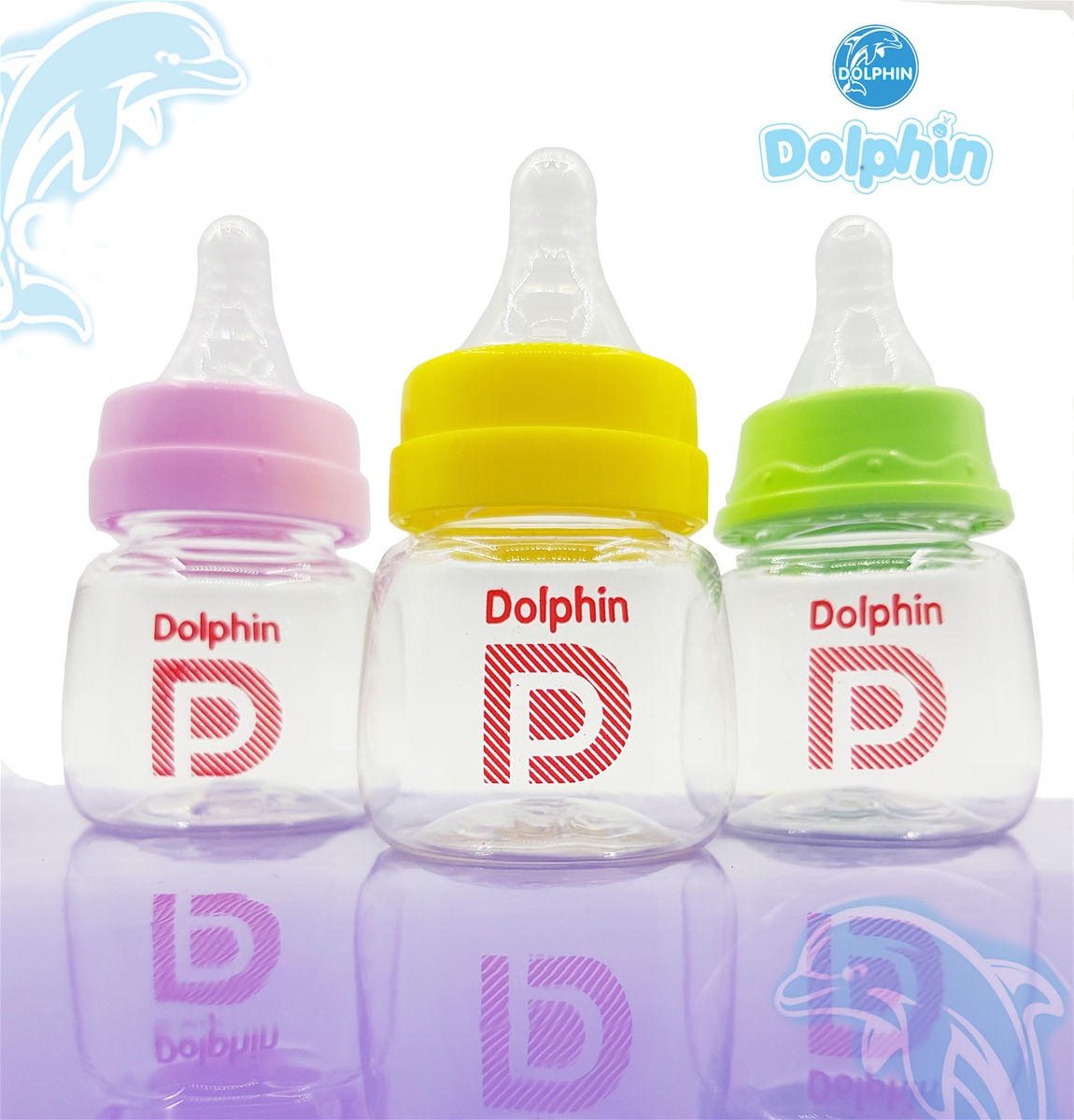[HCM]Bình sữa Dolphin 60ml chính hãng