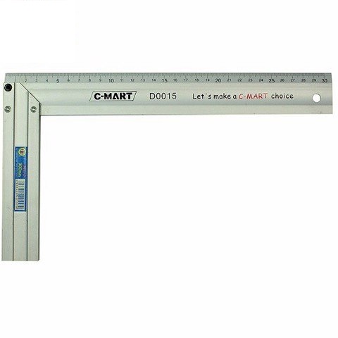 Thước góc hợp kim nhôm 250mm d0015-250 c-mart