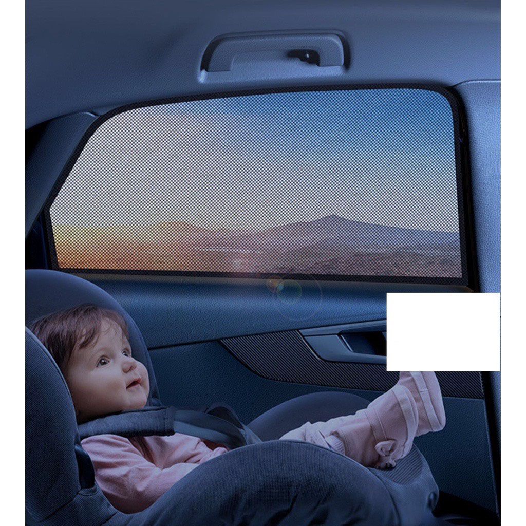 Rèm che nắng nam châm xe Attrage đời 2016 đến 2023 bộ 4 tấm che nắng, nam châm hít cực mạnh, lắp đặt đơn giản, che nắng hiệu quả