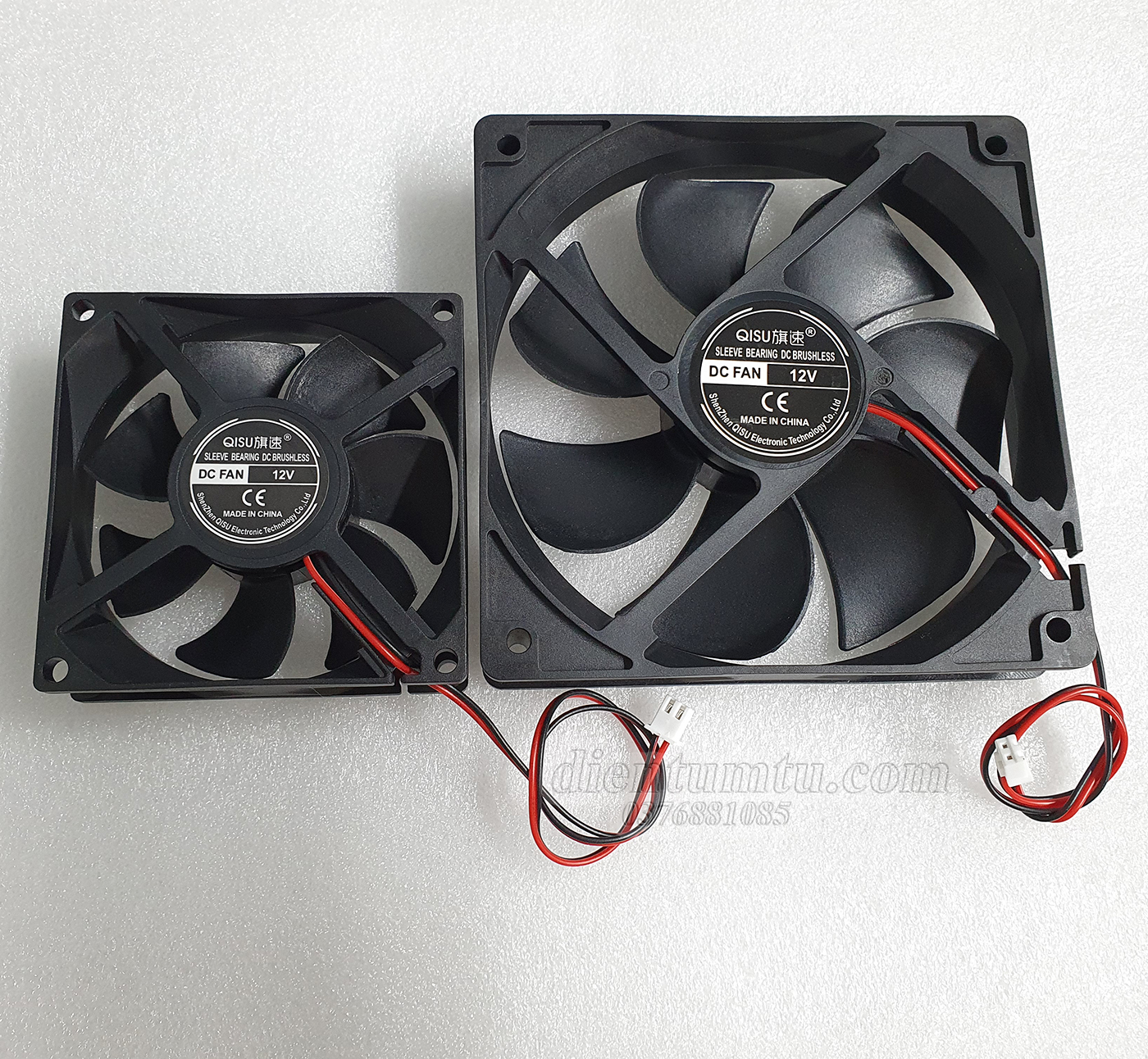 Fan - Quạt Tản Nhiệt 12V 8cm 12cm