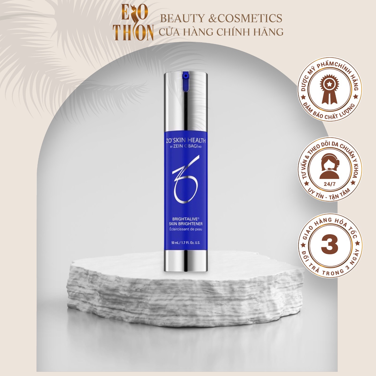 Kem dưỡng sáng da zo brightalive 50ml