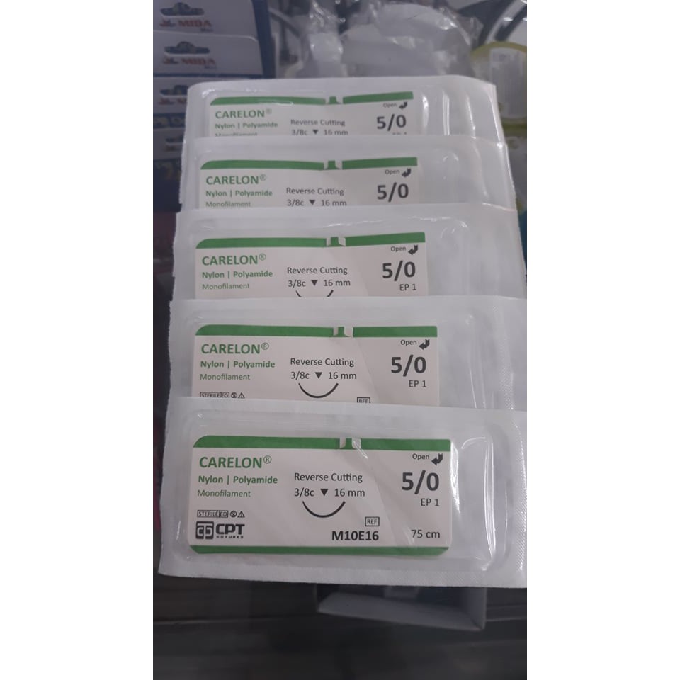 [HCM]CHỈ PHẪU THUẬT-CHỈ THẨM MỸ CARELON-NYLON