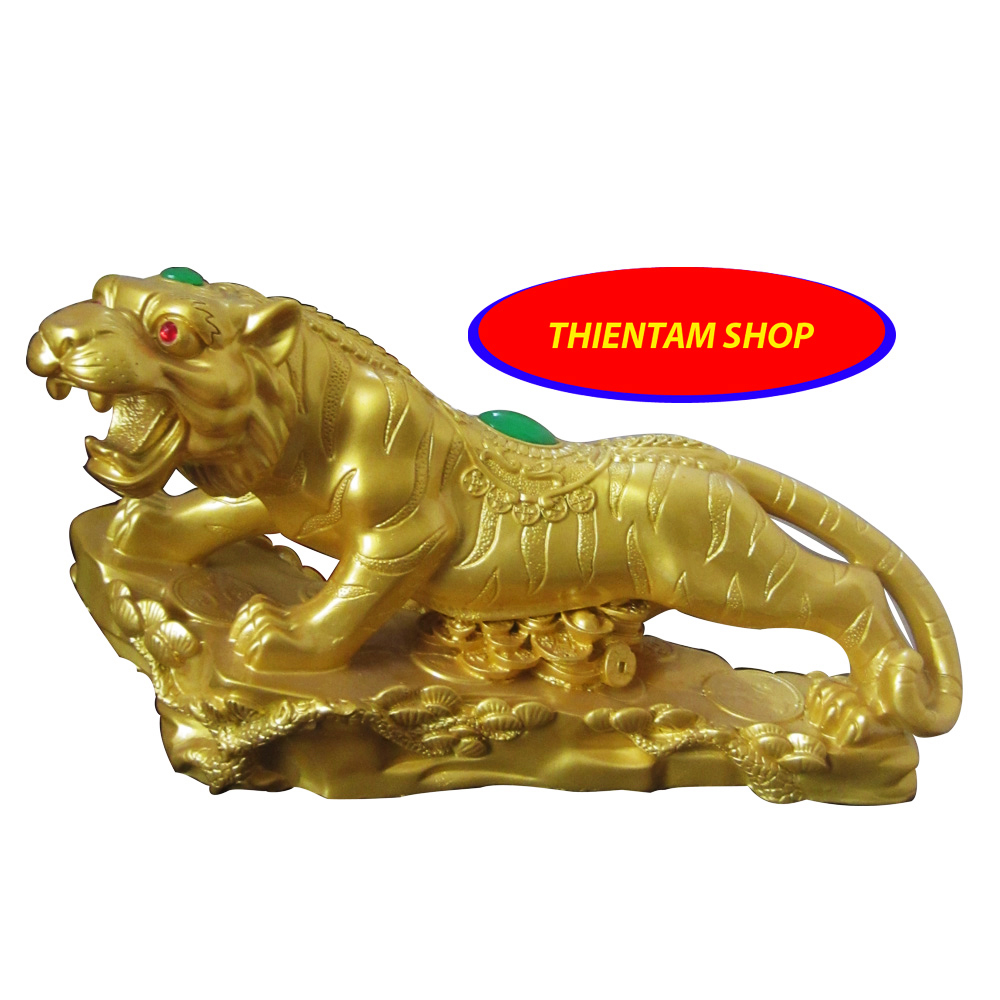 Tượng đá Hổ uy mãnhphước lộc đa tài trừ xui rủi cỡ đại - HD45