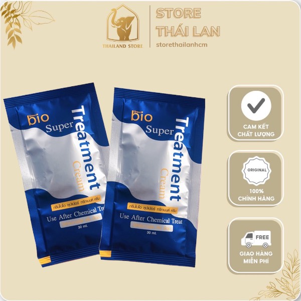 Ủ tóc gói Bio Super Treatment MÀU XANH Thái Lan
