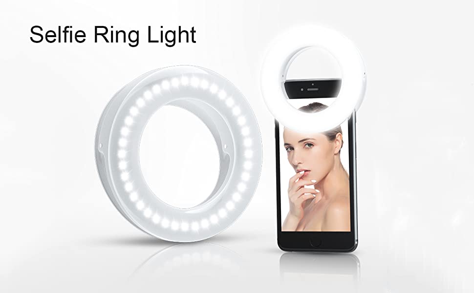 Đèn LED Selfie - Chụp ảnh tự sướng 3 chế độ sáng