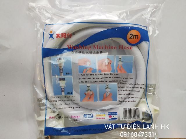 Dây cấp nước máy giặt đa năng 1.5m - 2m - 3m mg