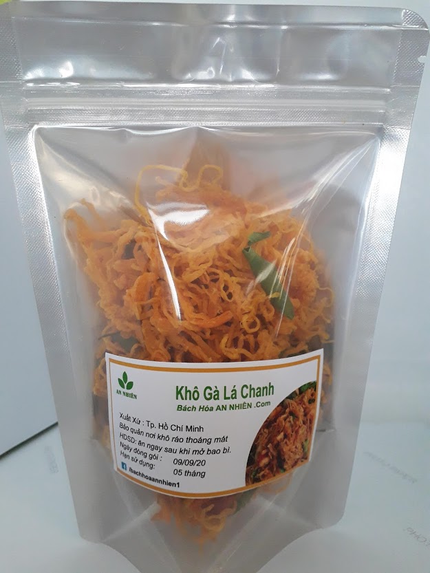 100gr khô gà lá chanh An Nhiên