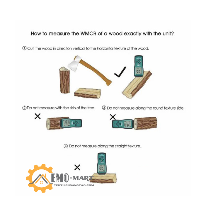 [FreeshipMAX] Máy đo độ ẩm gỗ Smart sensor AS971