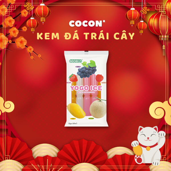Kem Đá Trái Cây Cocon 450ml
