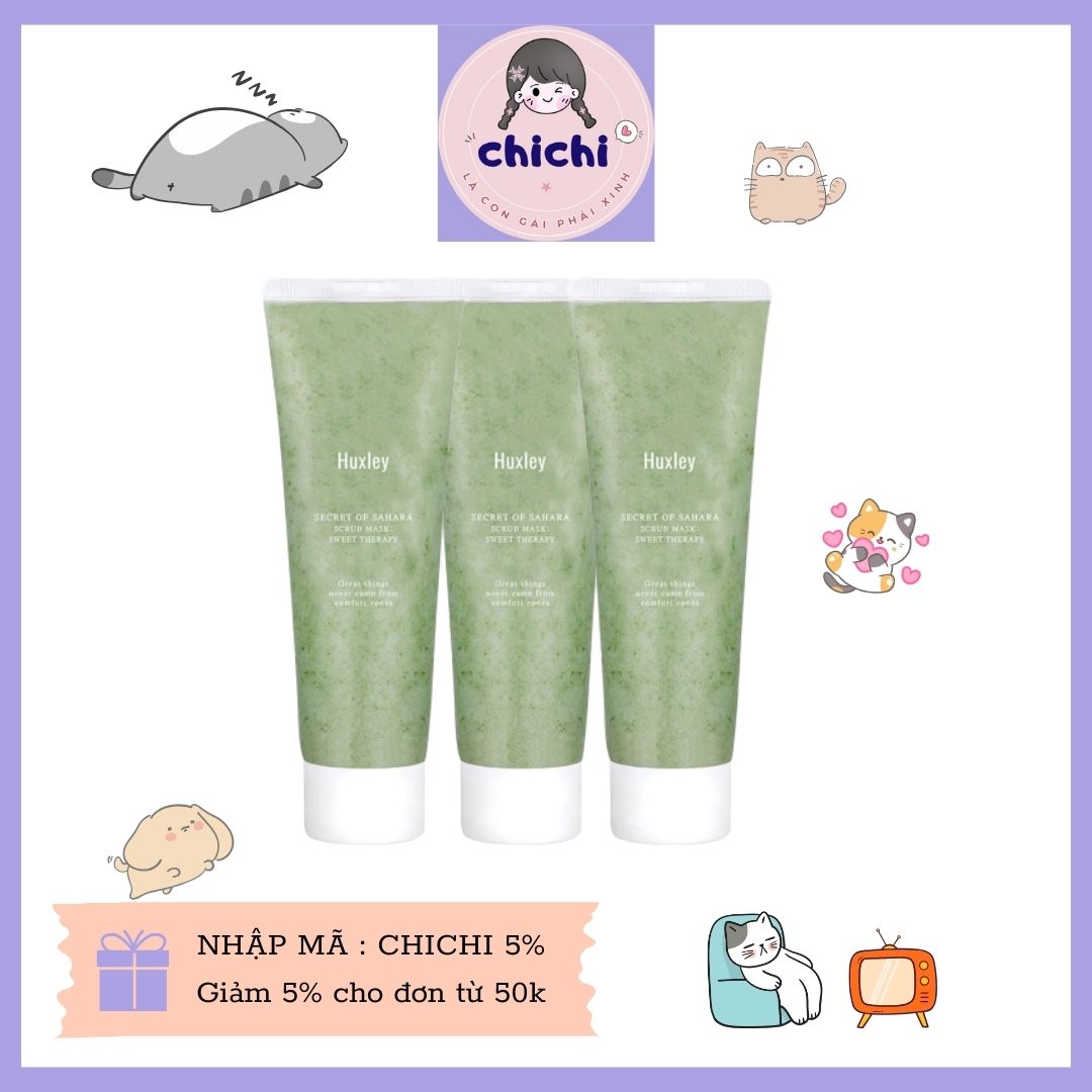 TẨY TẾ BÀO CHẾT HUXLEY SCUB MASK THERAPY SIZE MINI - (CHÍNH HÃNG)