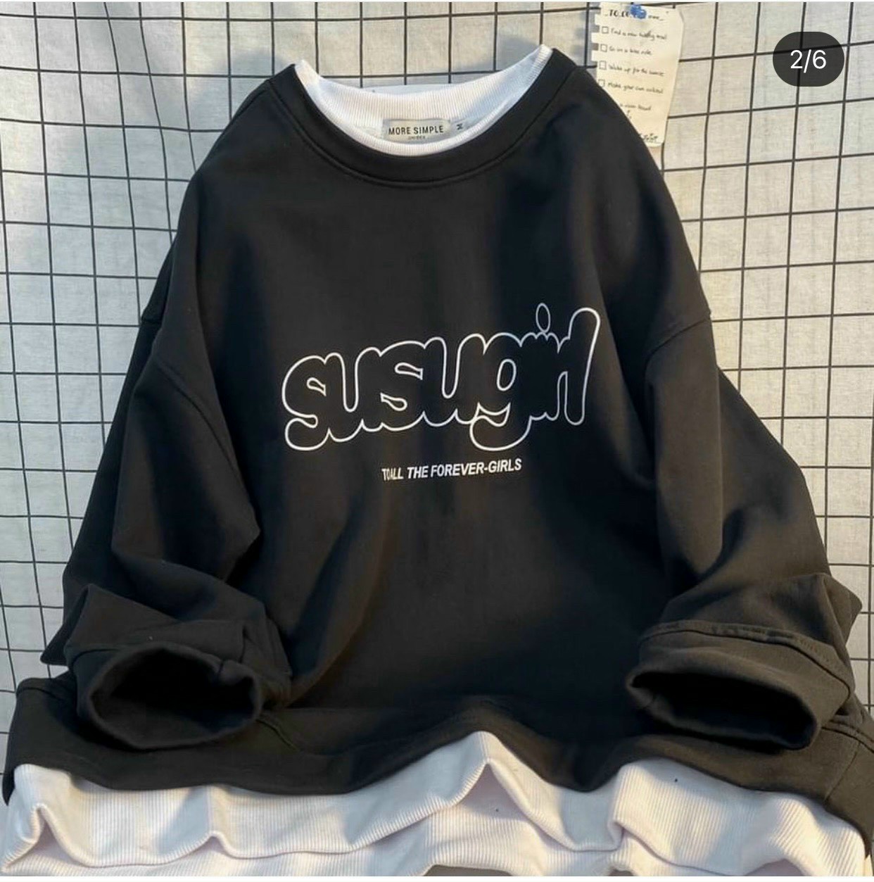 ÁO SWETER THUN NỈ NGOẠI IN CHỮ SUSUGIRL SIÊU HOT , CHẤT THUN NỈ NGOẠI MỀM MỊN TP