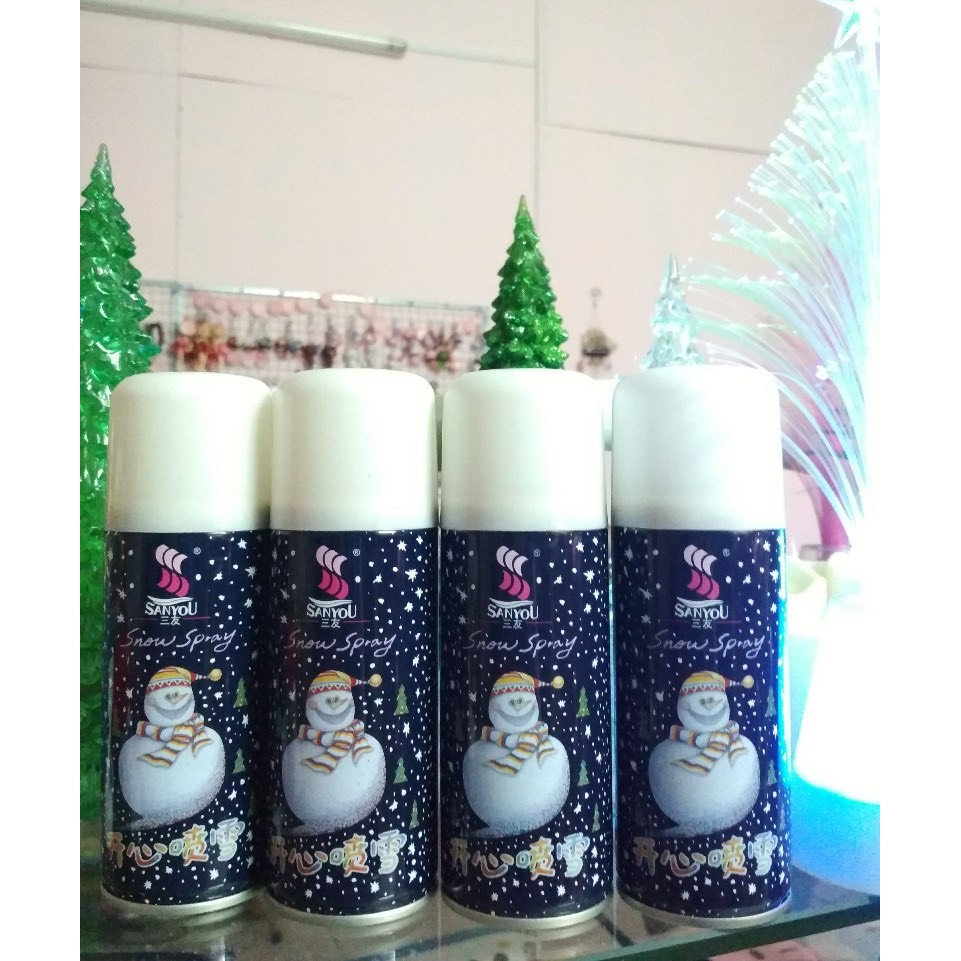 Bình Xịt Bọt Tuyết Giáng Sinh, Noel Loại Không Tan
