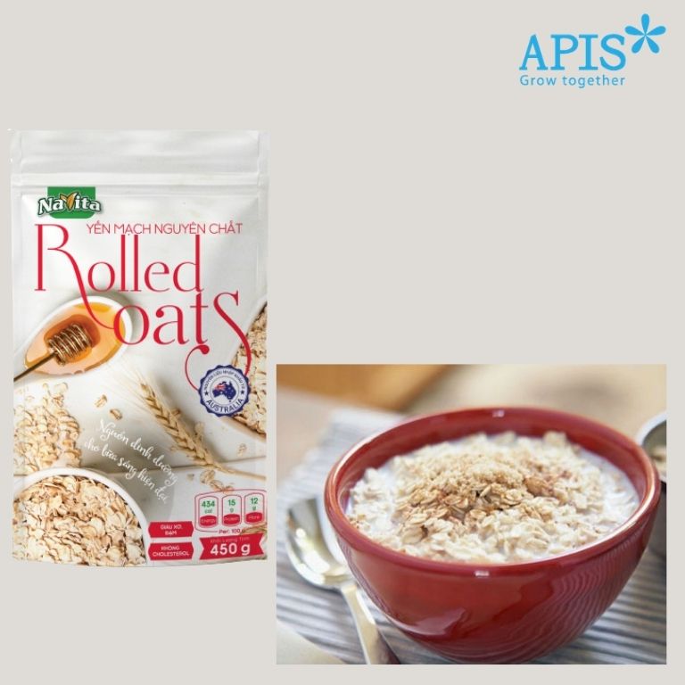 1 TÚI YẾN MẠCH ROLLED OATS NAVITA 250G - APIS