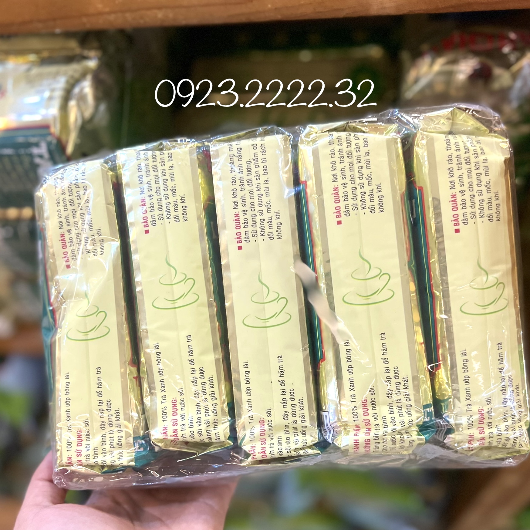 Trà lài Tâm Châu (1set = 5 gói) Chính Hãng