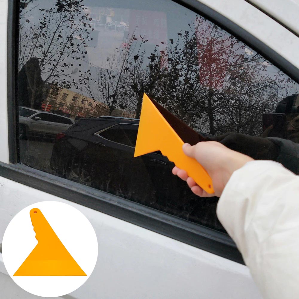 Dụng cụ cạo phim dán, decal, dán kính bằng nhựa tiện dụng cho xe hơi