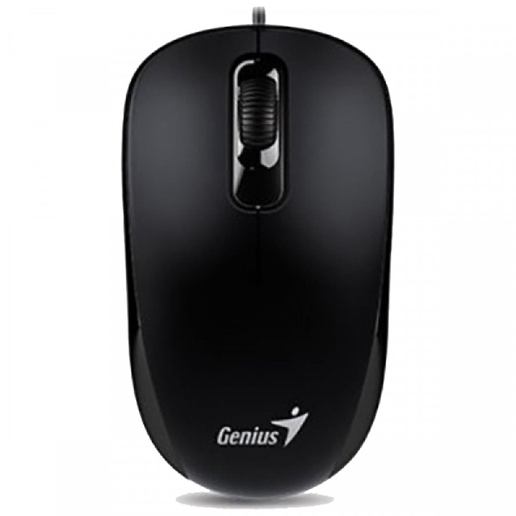 [HÀNH CHÍNH HÃNG ] Chuột Genius USB có dây DX-110 (ĐEN) 1200DPI[BẢO HÀNH 24 THÁNG]