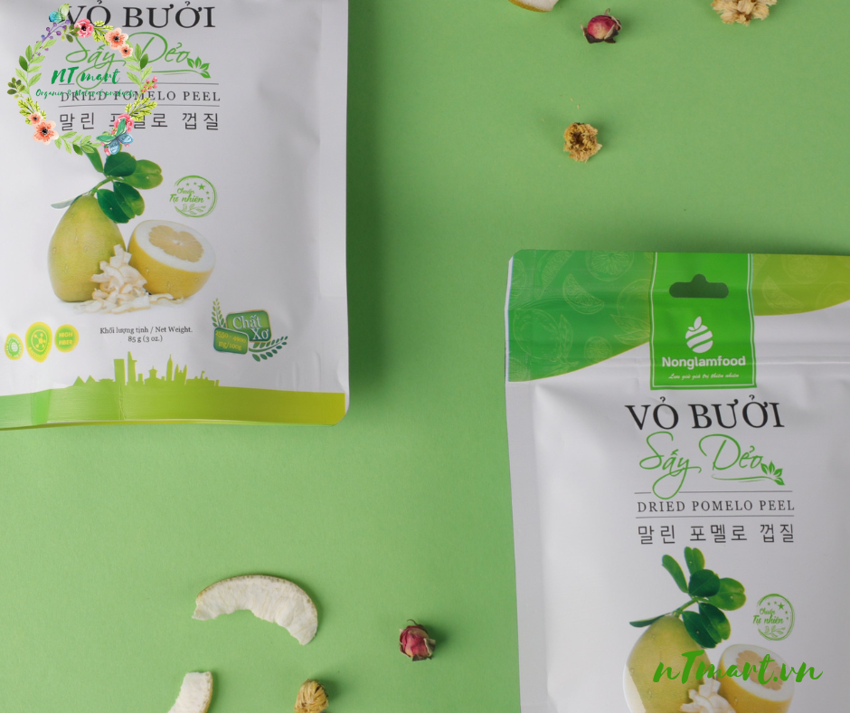 VỎ BƯỞI SẤY DẺO