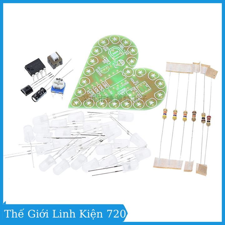 Bộ mạch trái tim mini tự lắp ráp