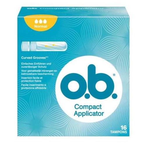 Băng vệ sinh Tampon O.B Compact  Applicator 16 miếng (Normal)