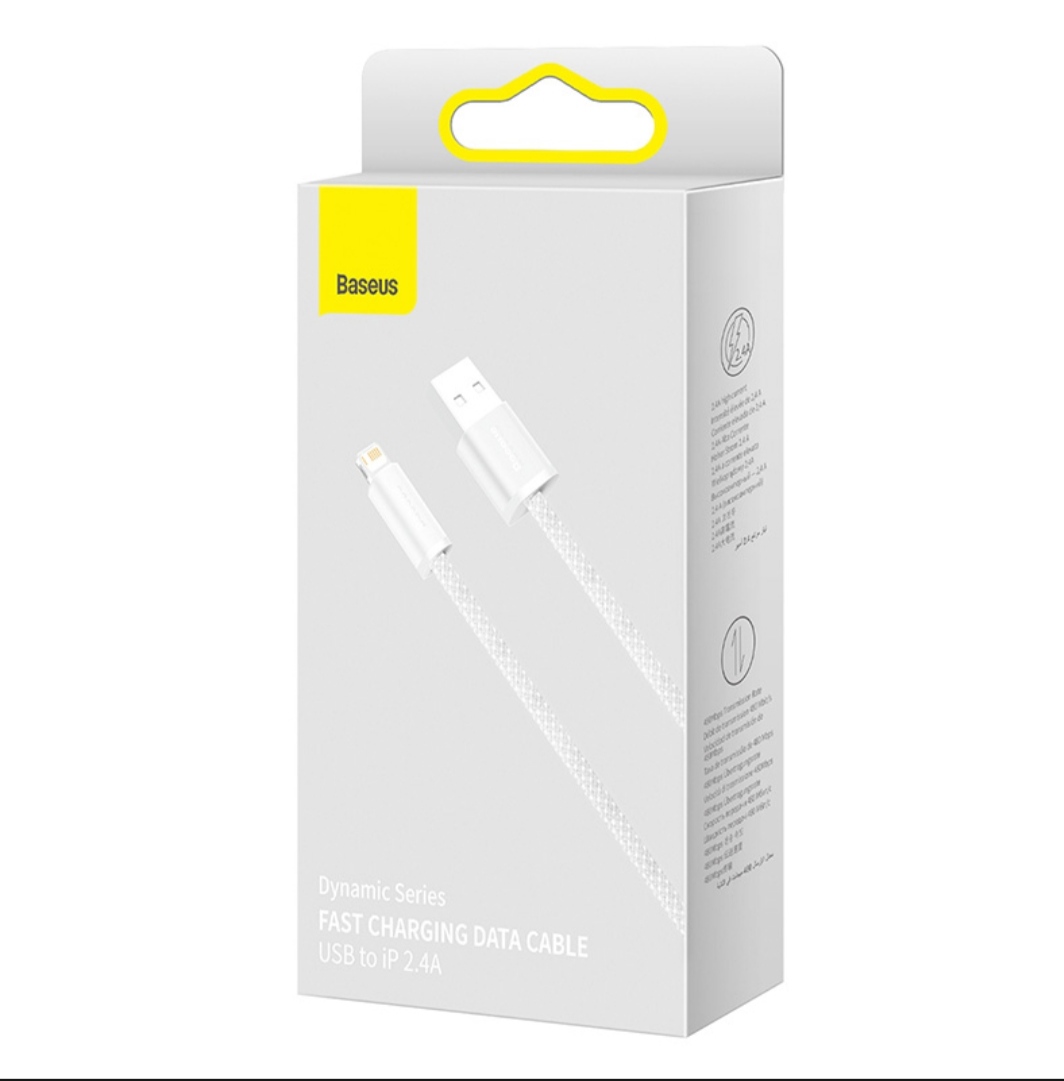 Cáp sạc nhanh 2.4A đầu cắm USB cho iPhone