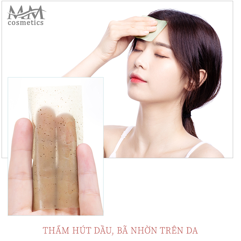 (Chính hãng) Giấy thấm dầu cao cấp 100 miếng Maycreate ( Mẫu Mới )