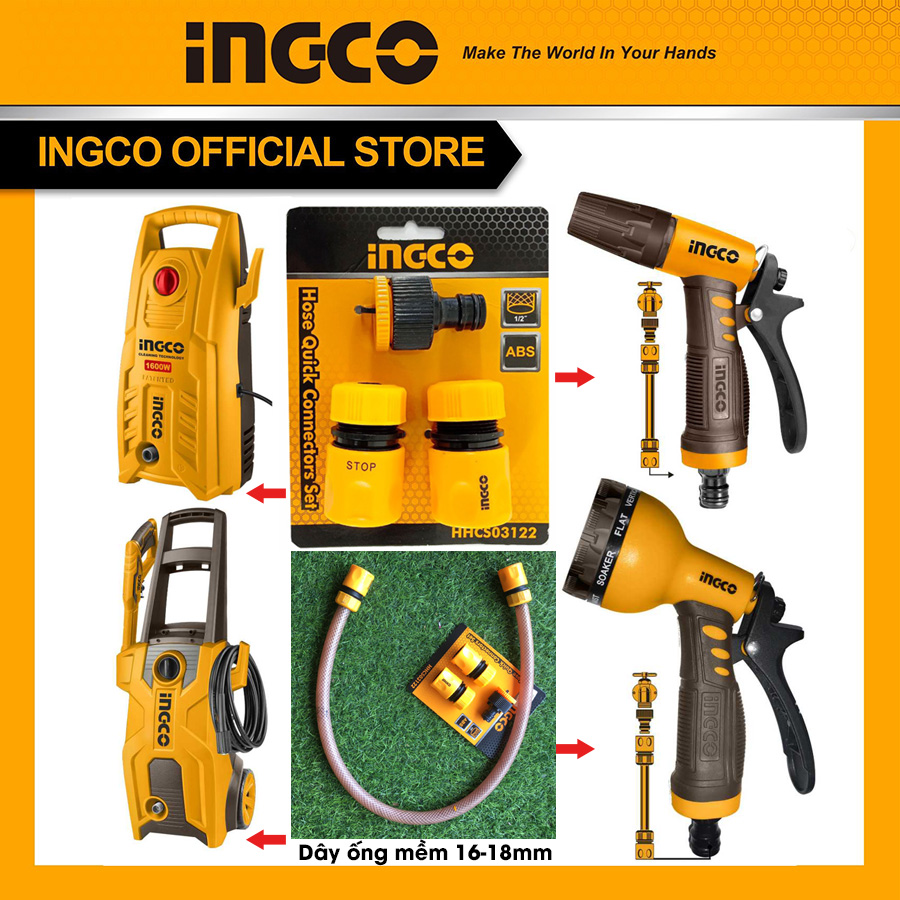 Ingco hwsg092 9 spray nozzle universal spray nozzle