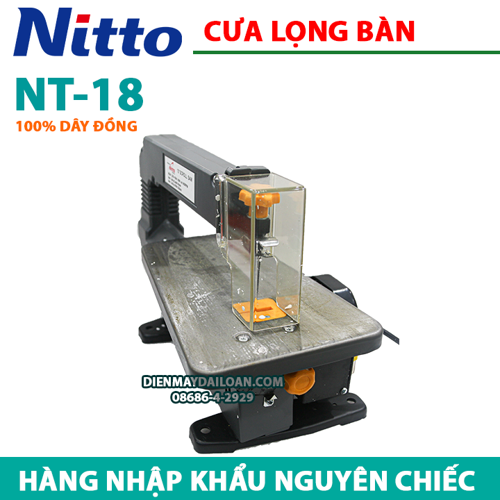 Máy cưa lọng bàn NITTO NT-18 (100% DÂY ĐỒNG)