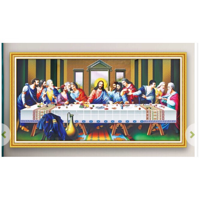 [HCM]Tranh đính đá Bữa Tiệc Ly Lg1406 (150x80) chưa đính