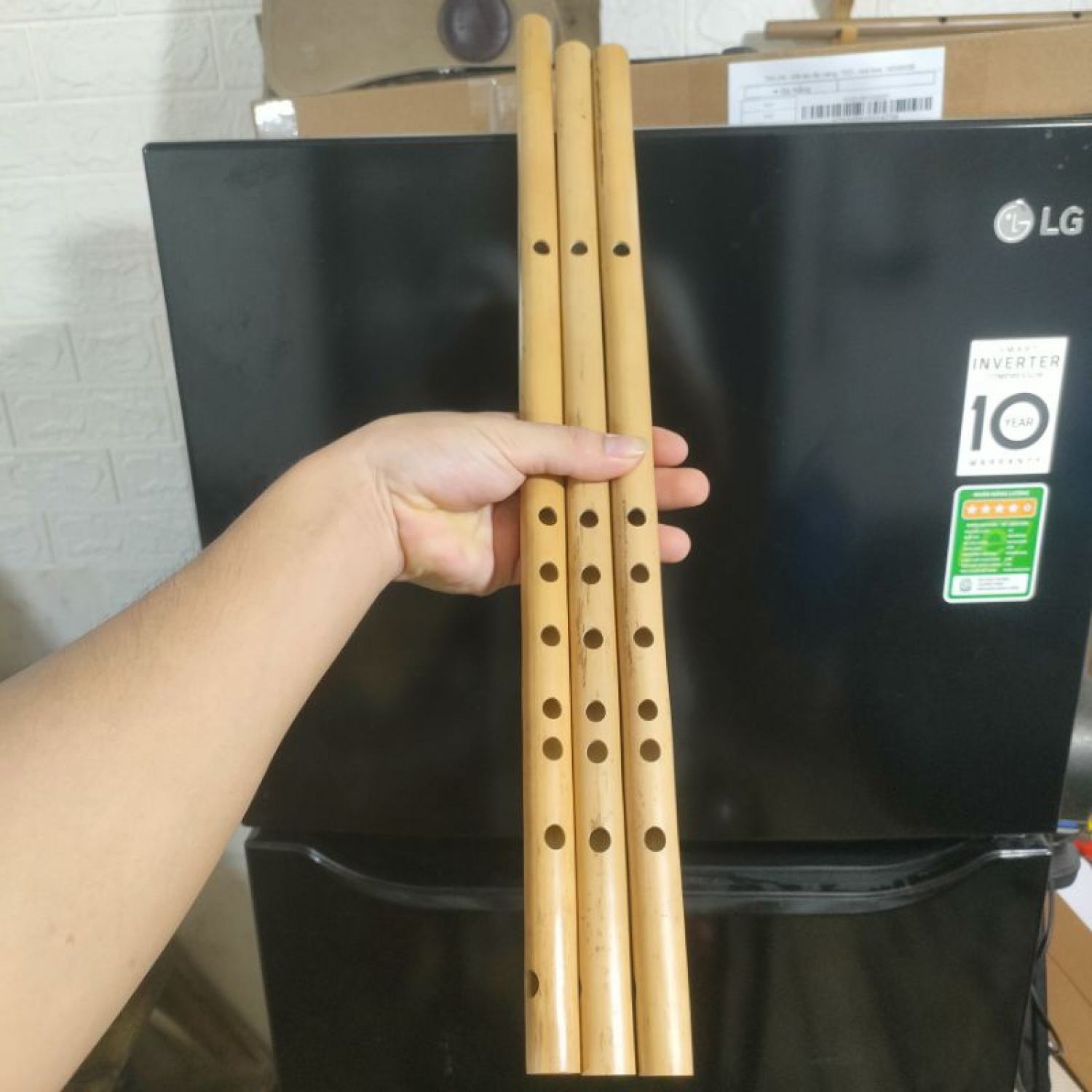 Sáo Trúc Si Giáng Bb4 Nứa Bắc [ Free Ship] Chuẩn Âm