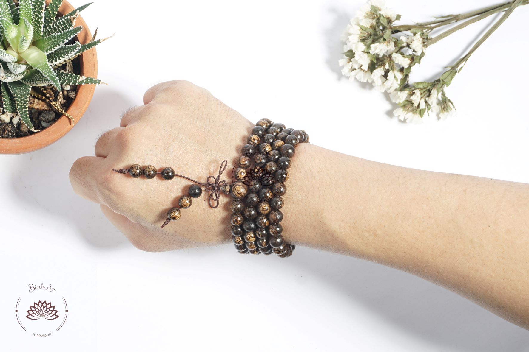 Beaded bracelet-6mm beads tank chain 108 beads, fashion, Feng Shui, Lucky, Fortune, peace clearance shop.