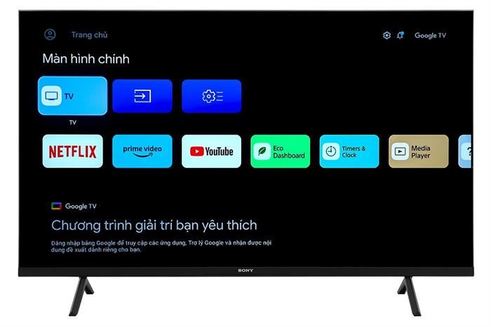 55S30 - Google Tivi Sony 4K 55 inch K-55S30 - Micro tích hợp trên TV điều khiển giọng nói rảnh tay