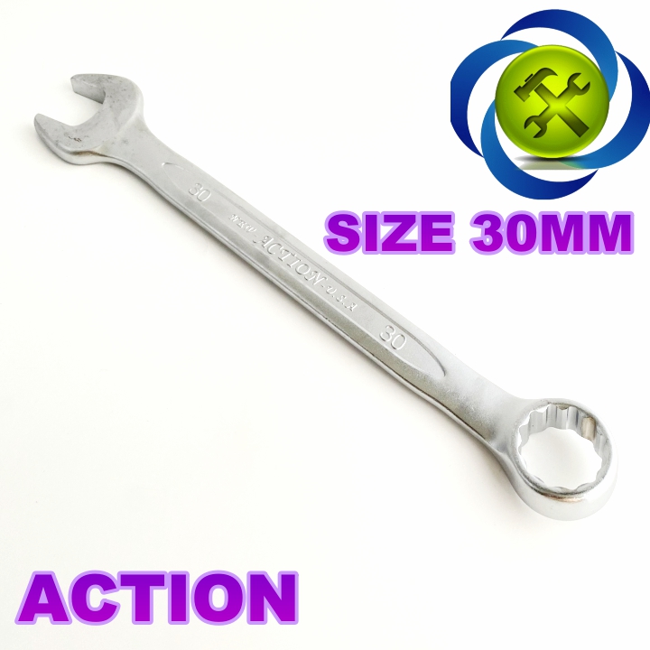 [HCM]Cờ lê vòng miệng 30mm Action xi mờ ACTION-30
