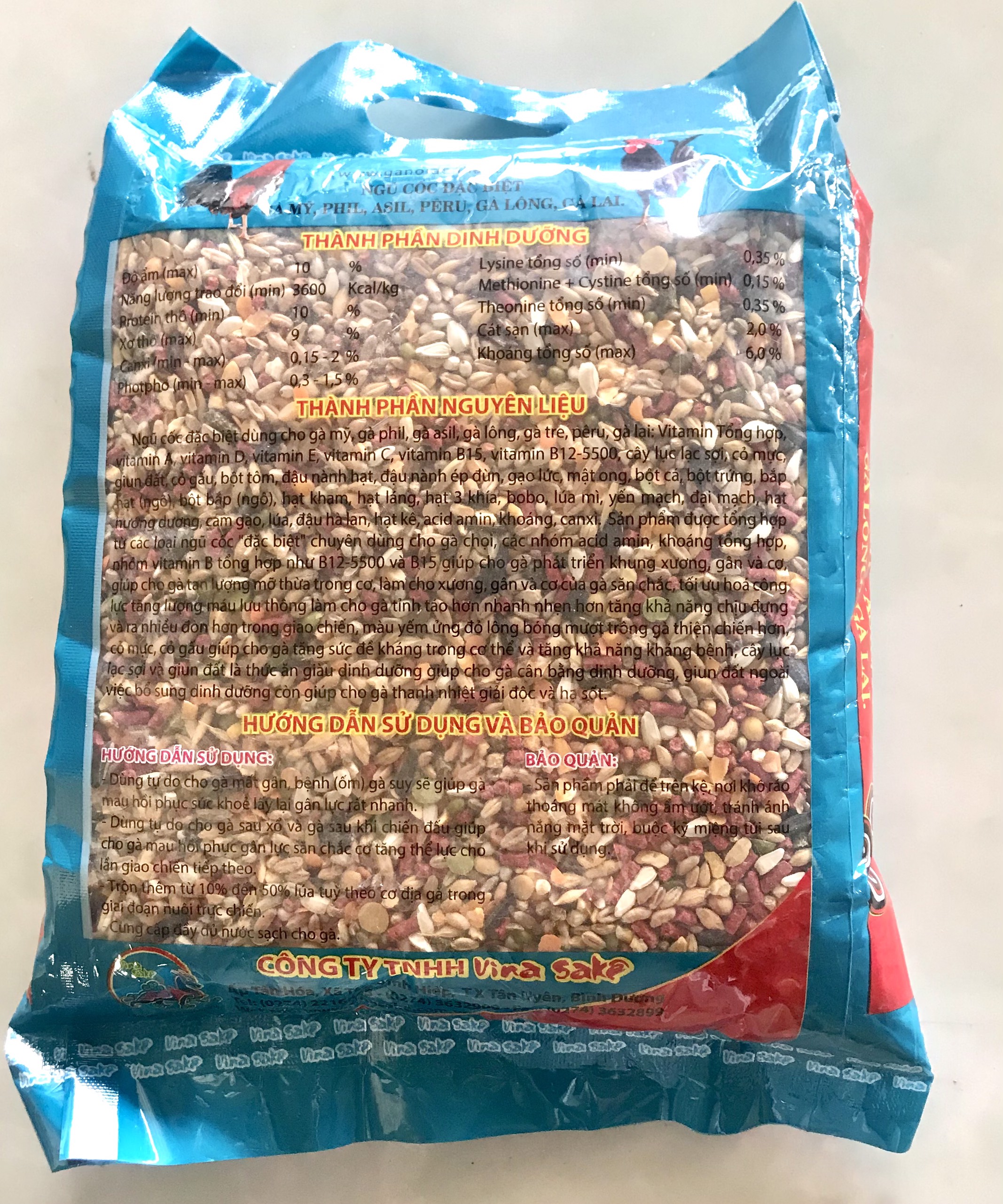 Ngũ cốc cho gà đá loại 1.5 ký