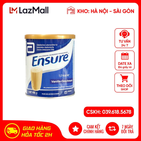 Sữa ensure Đức bé 400g  hàng chính hãng