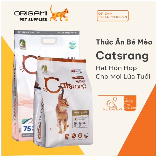 [HCM] Catsrang - Hạt Cho Mèo Mọi Lứa Tuổi - Origami Pet