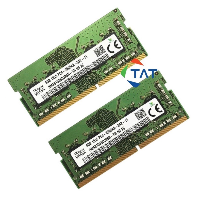 Bảng giá Ram Laptop DDR4 8GB SK Hynix 3200MHz Chính Hãng - Mới Bảo hành 12 tháng Phong Vũ