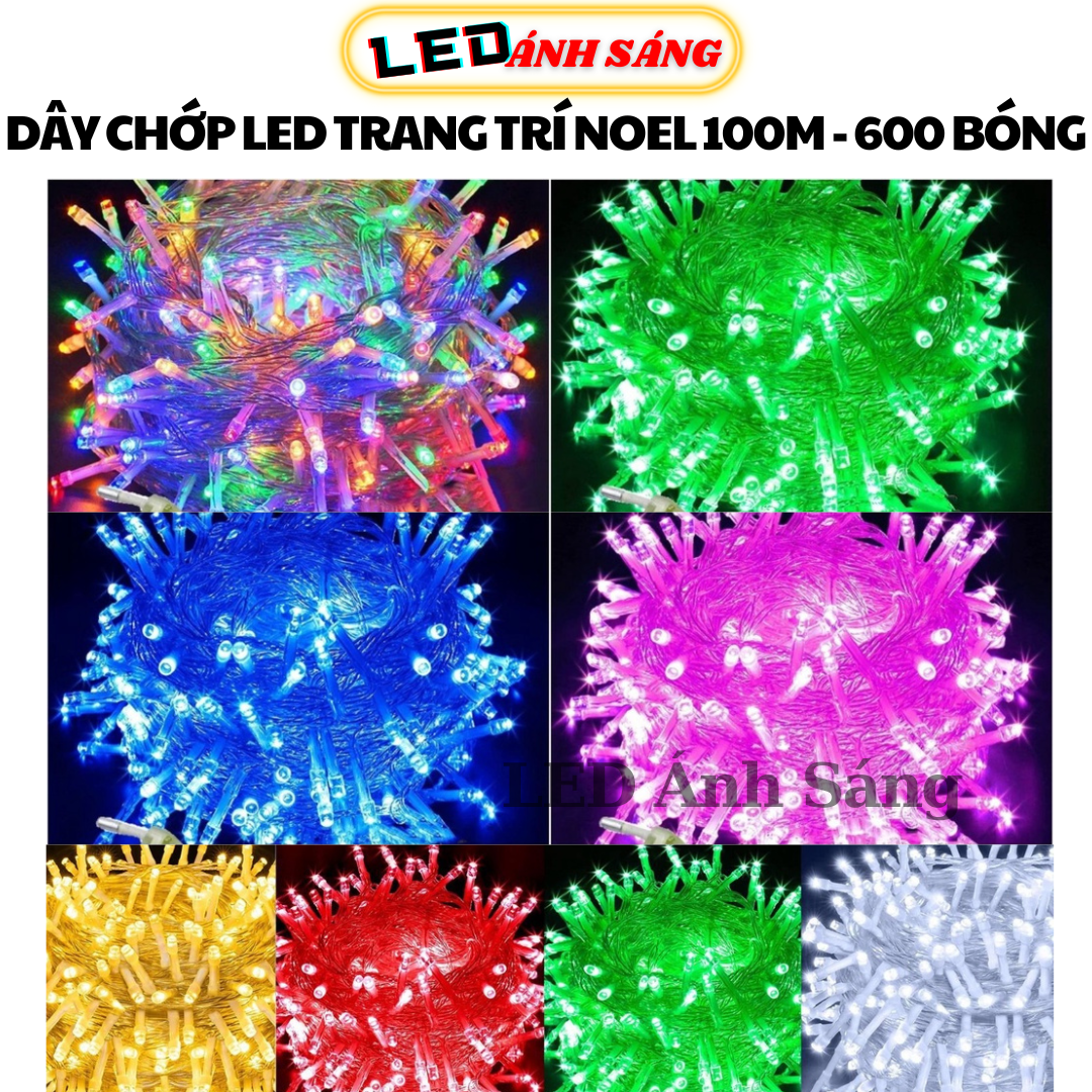 Dây LED chớp trang trí noen 80m 400 bóng