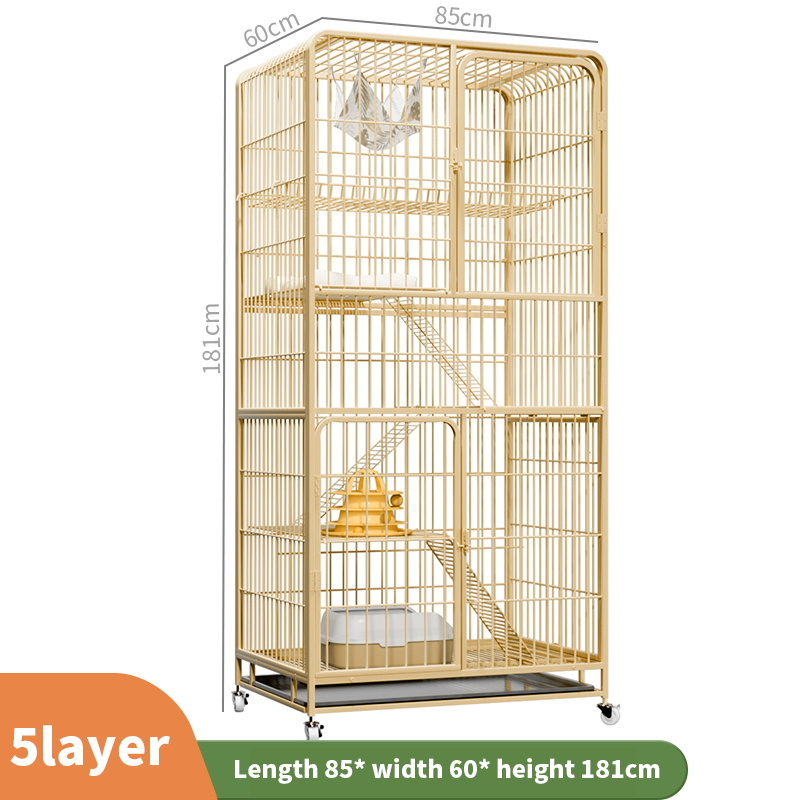 Petslover Chuồng Mèo Lớn 2-5 Tầng chuồng mèo Lồng Cho Chó Mèo Quá Khổ Tiện Lợi chuồng chó
