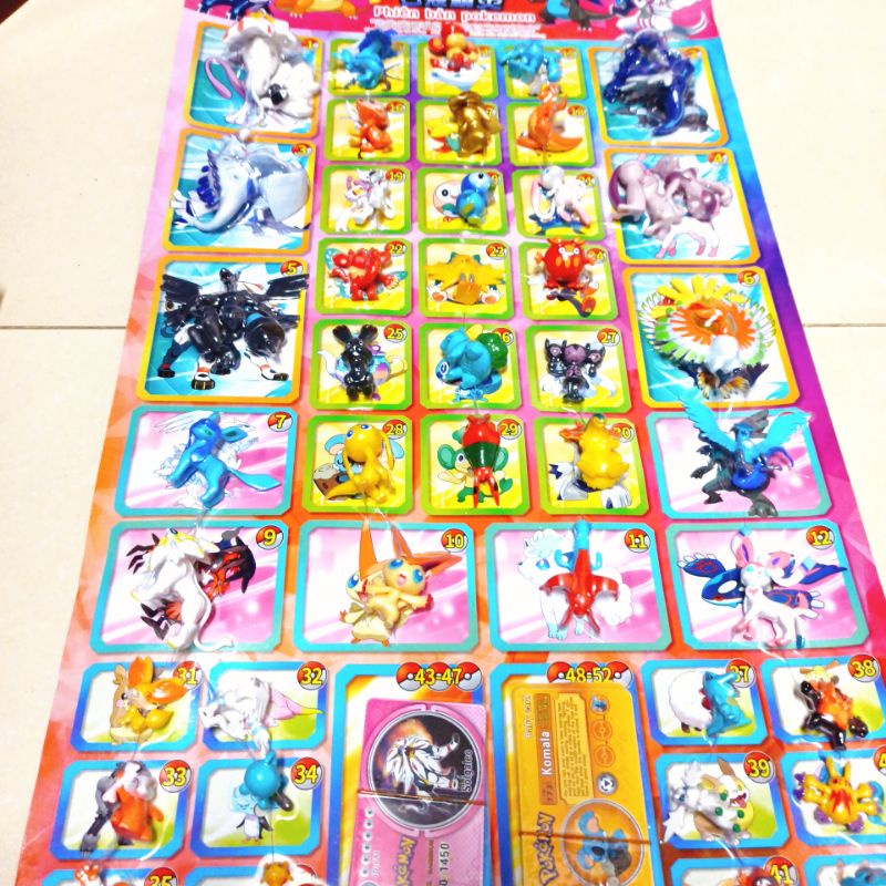 Vỉ đồ chơi siêu tầm pokemon vỉ 50 con-thế giời đồ chơi cho bé-taphoacongtruong96