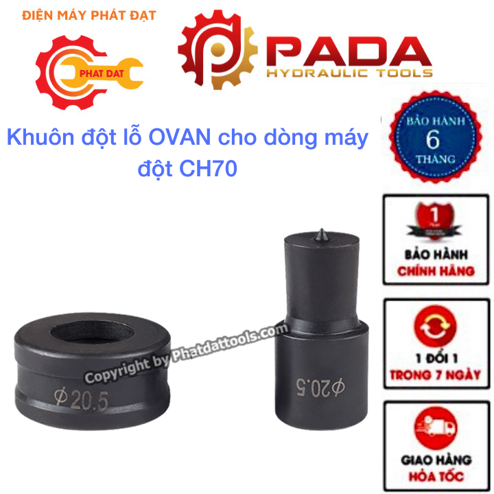 Khuôn đột lỗ tròn kim loại siêu cứng cho máy đột lỗ thủy lực CH70-HHM70-PADA