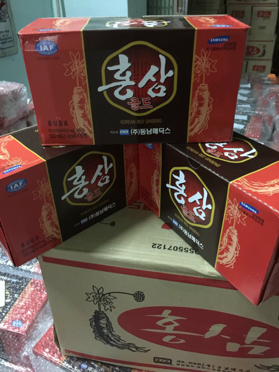 Nước Hồng Sâm Hàn Quốc  Hộp 10 chai x 100ml